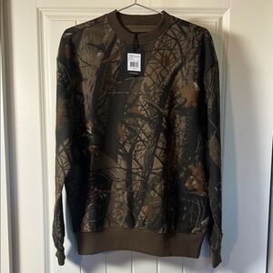 Filson Prospector Crewneck - Woodland Camo Sweatshirt